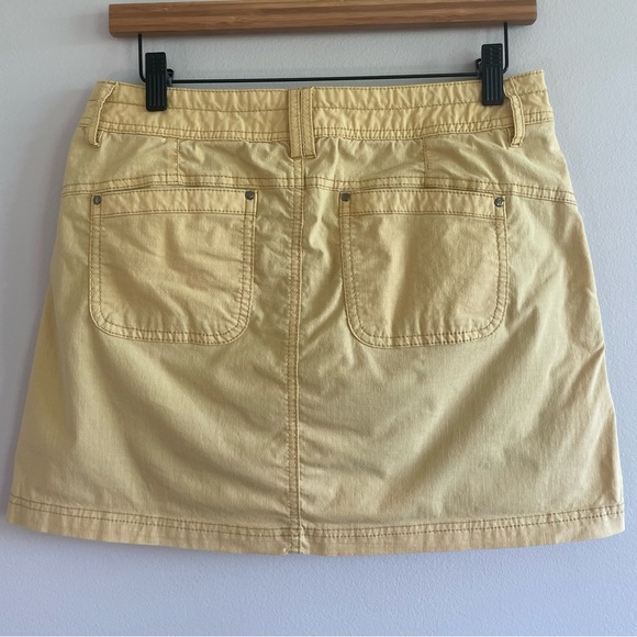 Title Nine Women's Skirt With Built-In Shorts Yellow Size 4 - Picture 5 of 7